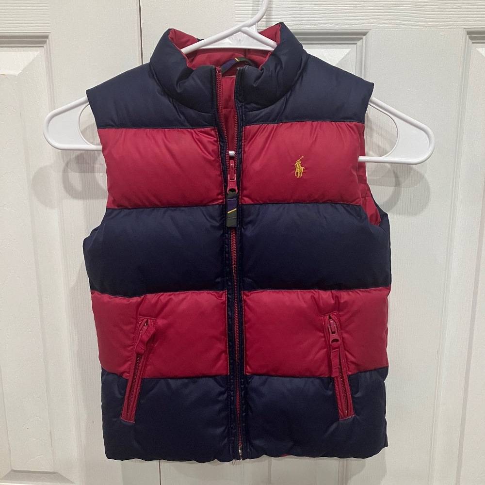 Ralph Lauren Girls Puffer Vest Sz 7